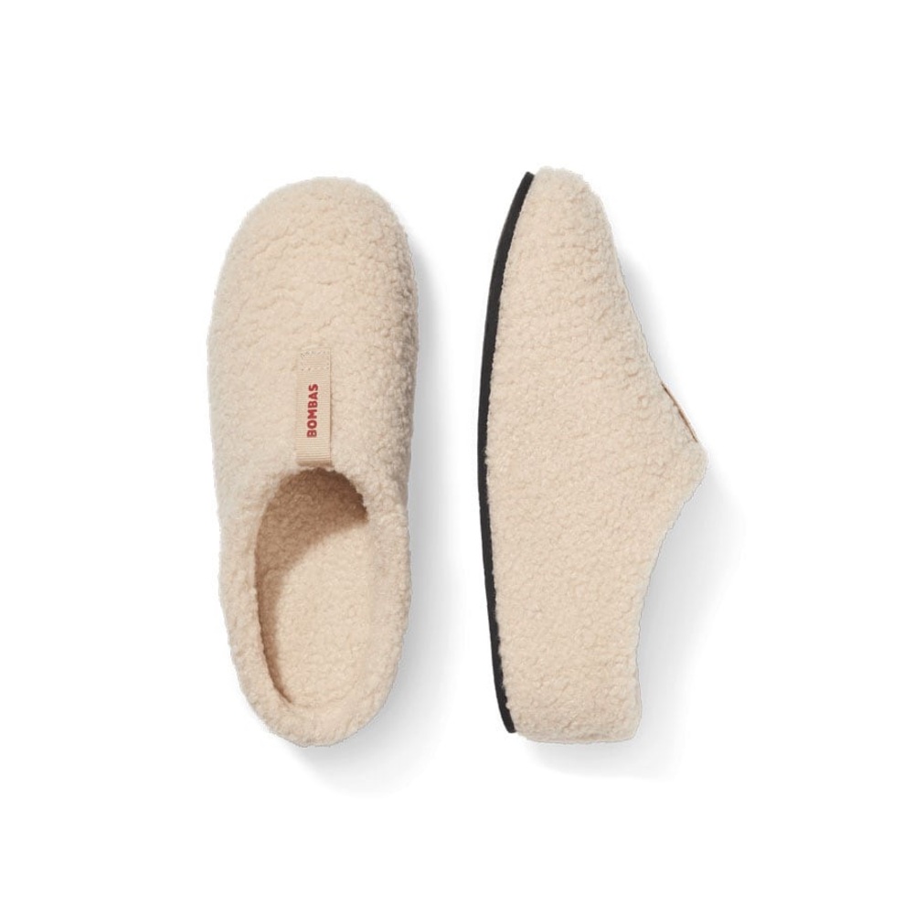 Bombas Sunday Cream Fleece Slippers